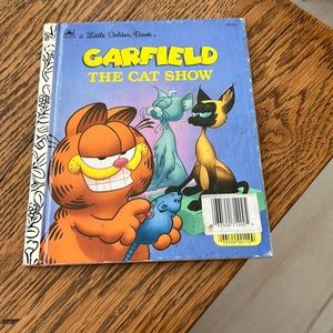 Vintage Golden book Garfield, the cat show